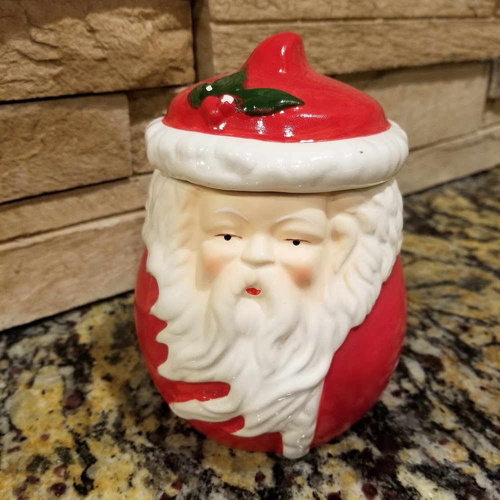 ♥️VINTAGE REPLICA♥️ NORWEGIAN SANTA CANISTER